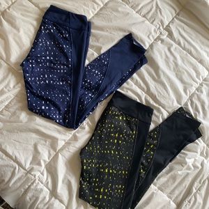 2 pair Under Armour leggings